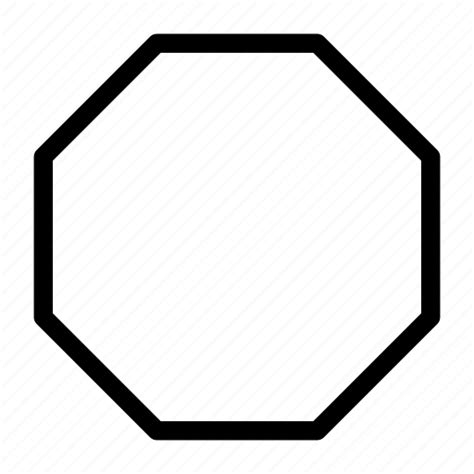 Octagon, octagon icon, octagon shape, octagon sign icon - Download on Iconfinder