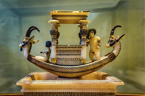 Tutankhamen Exhibit - The Egyptian Museum of Antiquities - Cairo Egypt ...