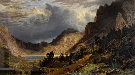 Albert Bierstadt (1830-1902), Storm in the Rocky Mountains, Mt. Rosalie | Albert bierstadt ...