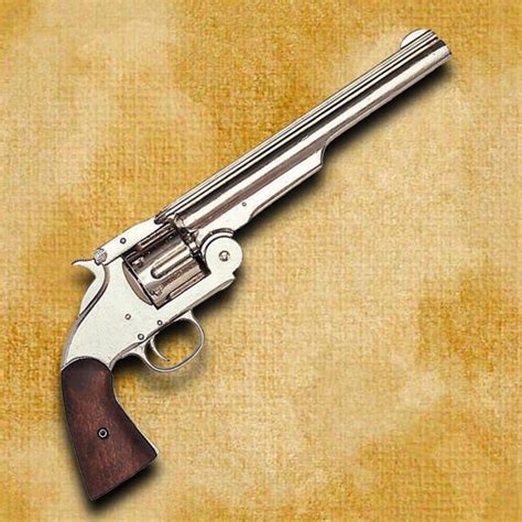 Model 1869 Schofield Style Nickel Revolver | Atlanta Cutlery