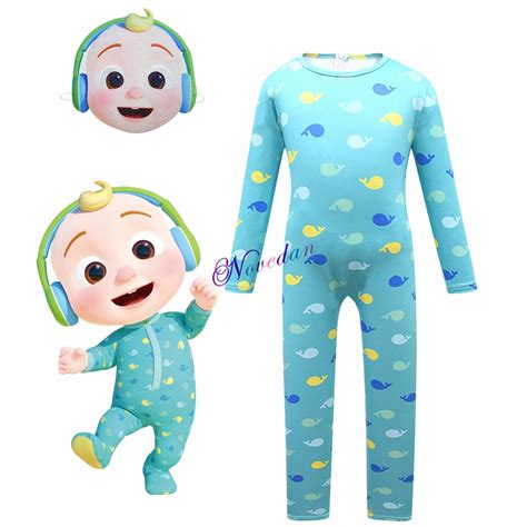 Baby Jj Cocomelon Costume Kids Cartoon Character Anime Jumpsuit Suit Child Birthday Party ...