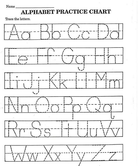 ABC Printable Worksheet for Kindergarten | Alphabet practice worksheets, Abc worksheets ...