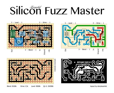 Fuzz Face Schematic Pnp Fuzz Electrosmash Circuits Transisto