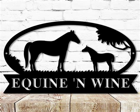 Custom Metal Sign for Horse Ranch Sign Horse Farm Signs Metal - Etsy