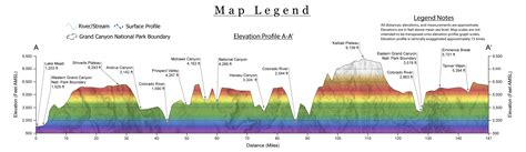 Grand Canyon Elevation Map - 24in x36in – SterlingCarto