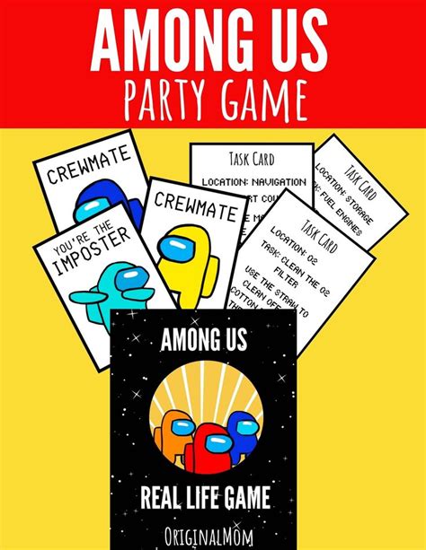 Among Us Party Game! | Birthday party games, Party printables free, Birthday games