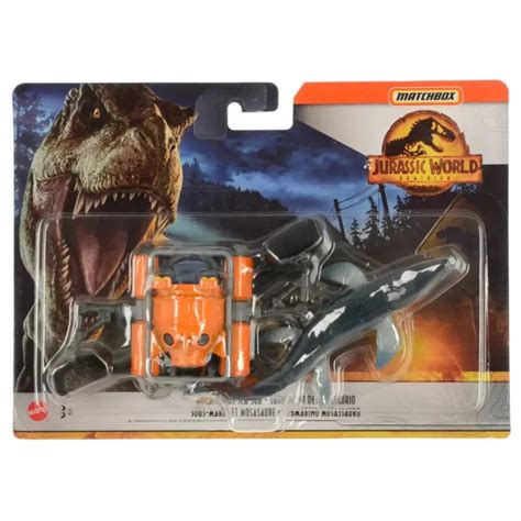 MATCHBOX JURASSIC WORLD Dinosaur Transporters Mosasaurus Sea Sub FMY31 ...