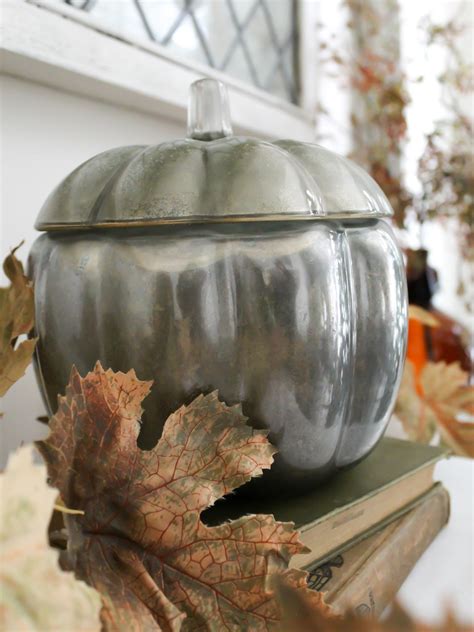 DIY Mercury Glass Pumpkin - Midwest Life and Style Blog