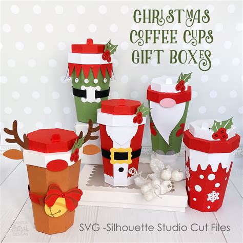 Christmas Coffee Cup Gift Boxes