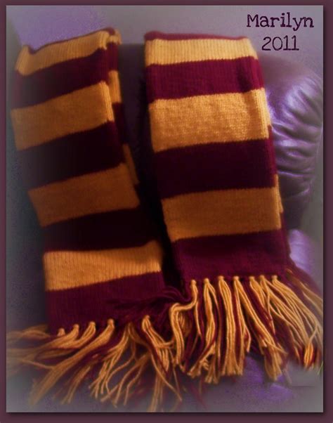 Knitting Heaven On Earth: Harry Potter Scarves for Christmas