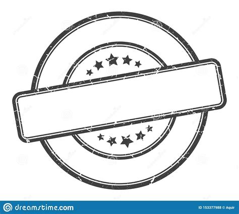 Blank Stamp Stock Vector. Illustration Of Textured, Template inside Blank Seal Template - Best ...