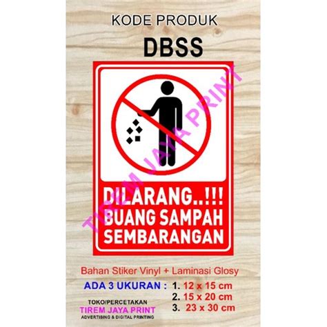 Jual Sticker Tempat Sampah Organik Non Organik, Sampah Medis, Sampah B3 ...