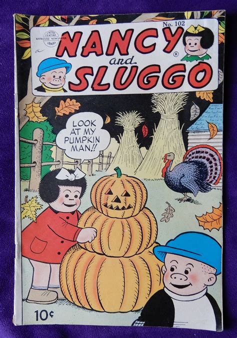 Vintage Nancy and Sluggo Comic Book No. 102 - Etsy