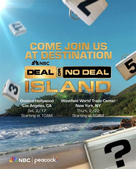 Deal or No Deal Island — NYC for FREE