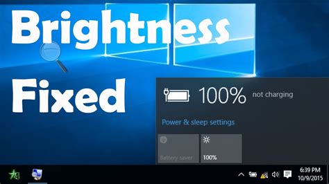 how to fix windows 10 brightness control not working issue - YouTube