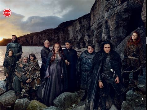 Jon Snow, Samwell, Ygritte, Sansa, Varys, Littlefinger, Brana nd Hodor ...