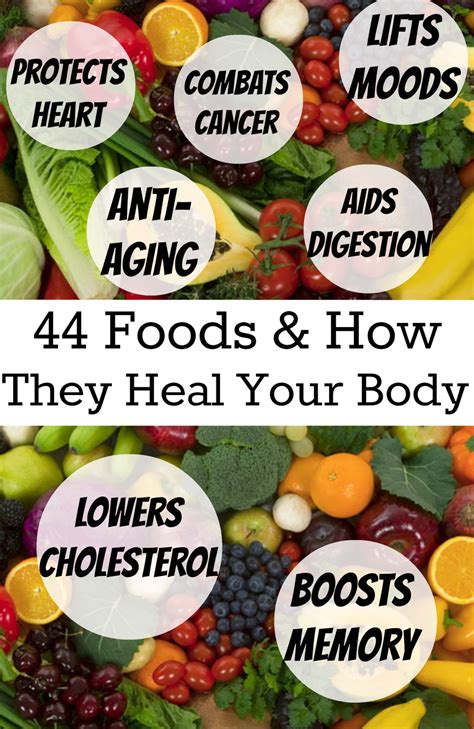 List of 44 Foods That Heal - MyThirtySpot