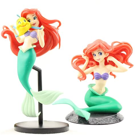 Q Posket Mermaid Figure Toy SPM Princess Ariel Little Mermaid PVC ...