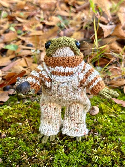 Custom Knitted Frog - Etsy