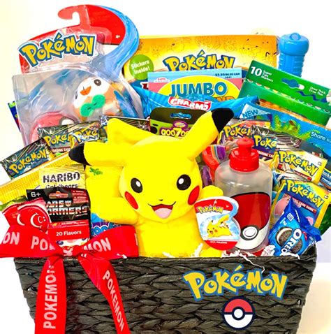 Pokemon Extravaganza Gift Basket - Twana's Creation Gourmet Gift Basket