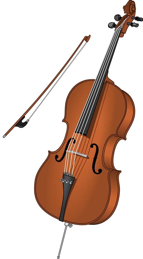 Cello Musical Instruments Stock Royalty Free Vector Image | atelier ...