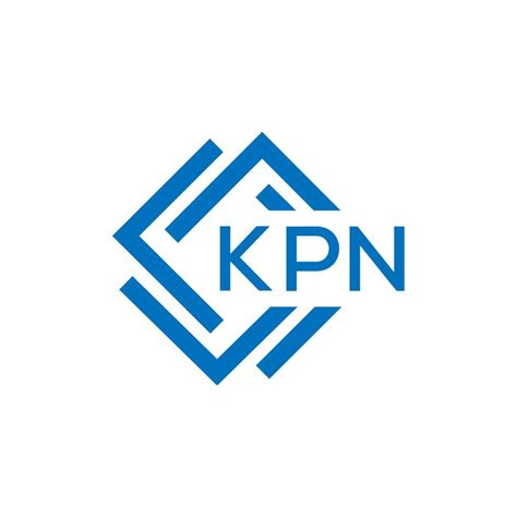 KPN letter logo design on white background. KPN creative circle letter logo concept. KPN letter ...