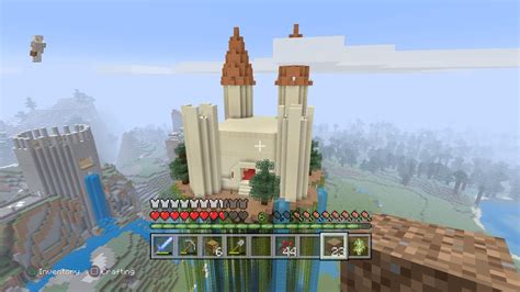 Castle in the clouds : r/Minecraft