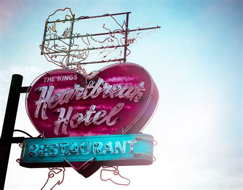 Elvis Presley Art, Heartbreak Hotel, Fine Art Photography, Neon Sign, Retro Art, Man Cave Decor ...