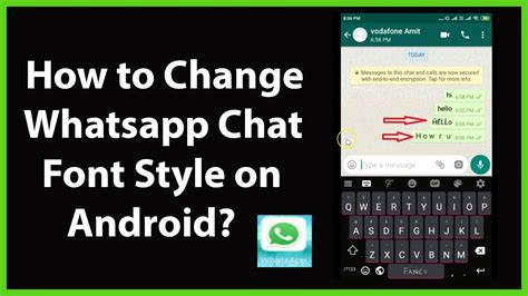 How to Change WhatsApp Chat Font Style on Android? - YouTube