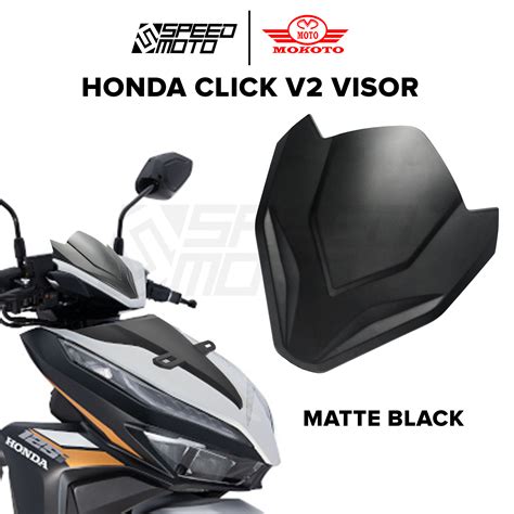 HONDA CLICK 125i/150i FRONT PANEL COVER CARBON T-5499 MATTE BLACK FOR ...