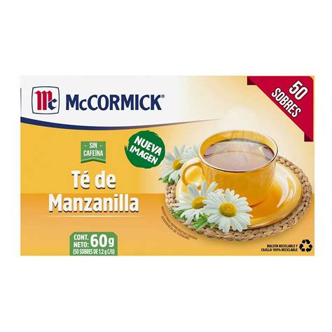 Té McCormick manzanilla 50 sobres | Soriana