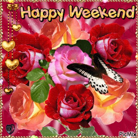 Happy Weekend! - Free animated GIF - PicMix