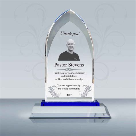 Pastor Appreciation Gift – Blue Dignity Plaque (021) – Goodcount 3D ...