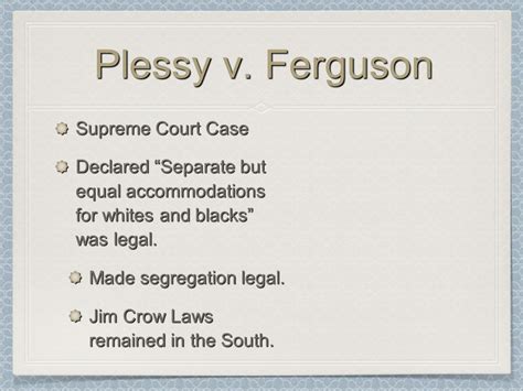 Sale > plessy and ferguson case > in stock