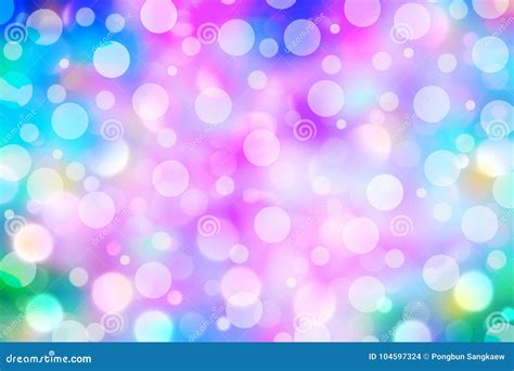 Colorful Bokeh Abstract Sparkle Light Background Stock Photo - Image of ...