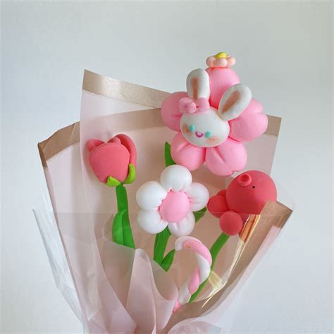 Handmade Clay Bouquet Flower | peelnplay.com