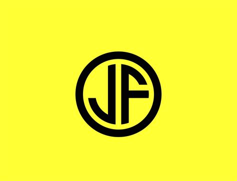 Dribbble - jf round logo design.jpg by xcoolee