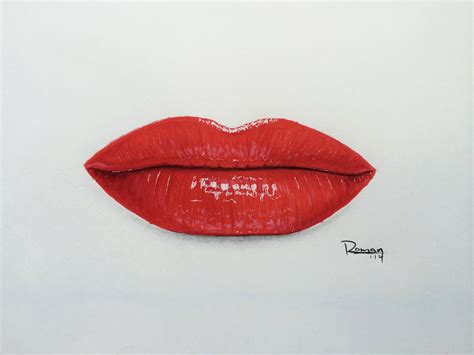 Closed Lips Drawing at GetDrawings | Free download