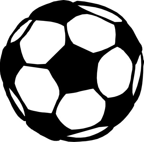 Black And White Soccer Ball - ClipArt Best