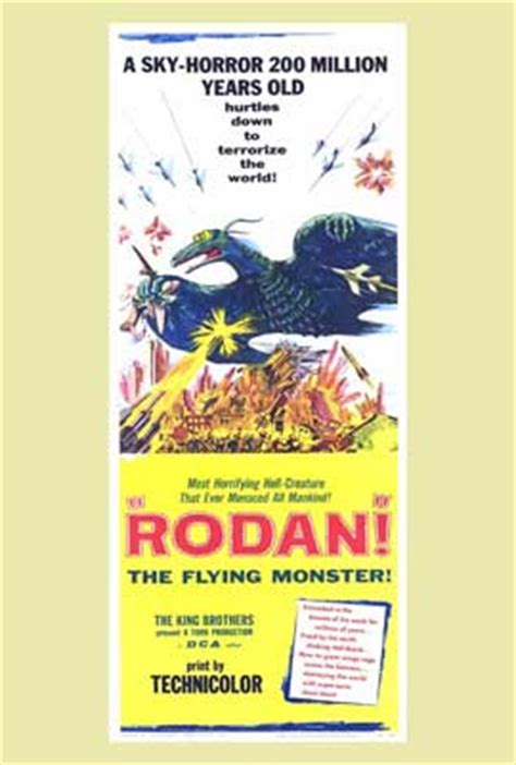 Rodan Movie Posters From Movie Poster Shop