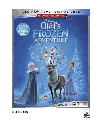 Olaf's Frozen Adventure Plus 6 Disney Tales (Blu-ray + DVD + Digital Copy) - Walmart.com