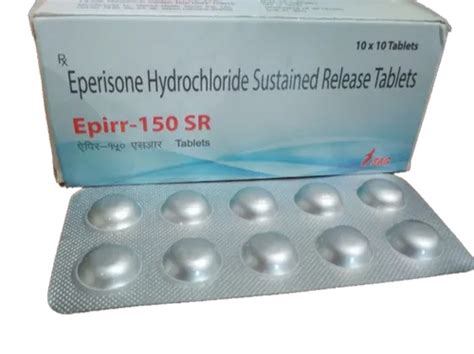 Eperisone Hydrochloride Tablets at Best Price in India