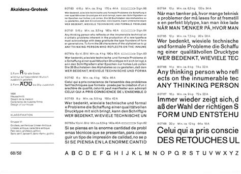 Akzidenz-Grotesk | Berthold Types, Probe Nr. 476, 1978 Akzid… | Flickr