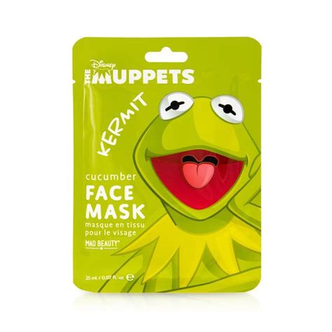 Mad Beauty Disney Muppet Face Mask Kermit in 2024 | Muppets, Kermit ...