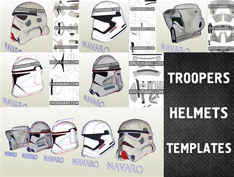 clone trooper helmet papercraft