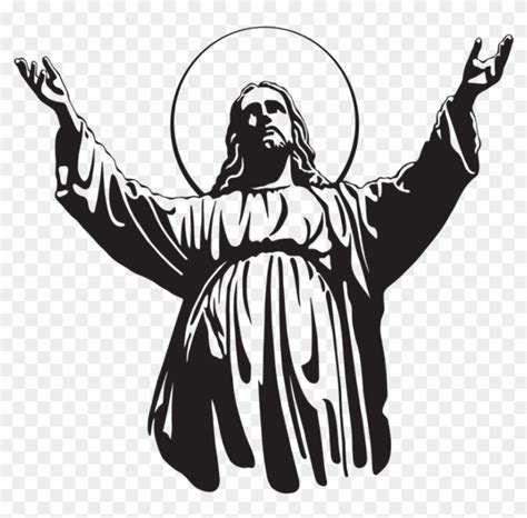 Silhouette Of Jesus Christ - God Clip Art - Free Transparent PNG ...