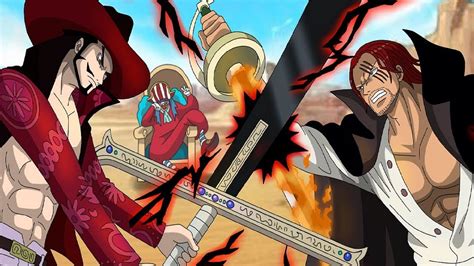 One Piece Shanks Vs Mihawk