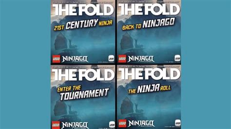 THE FOLD to Release FOUR Ninjago Songs on Monday!!!! - YouTube