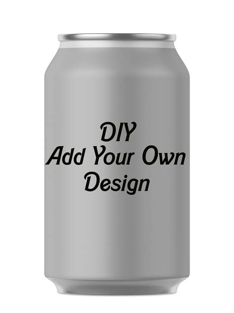 DIY Soda Can Label Template and Mock Up PSD | Etsy