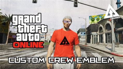 GTA Online - Importing a Custom Image Into Rockstar Social Club Crew Emblem Tutorial - YouTube